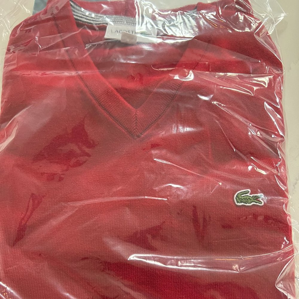 Lacoste V Neck Sweater